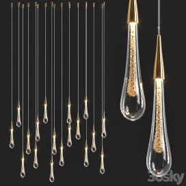 Stylish Modern Drop Pendant